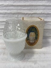 Vintage Avon Hobnail Fairy Light Lamp Votive/Patio Perfumed Candle Holder picture