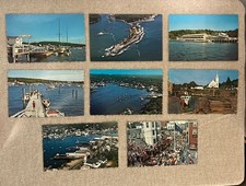 Vintage  (8) 1975 Boothbay Harbor ME Waterfront  Postcards unposted 2655 picture