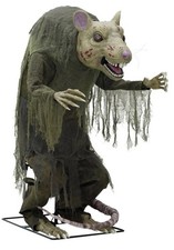 👻4ft 2 in Spirit Halloween Mutant Sewer Rat Retired Halloween Animatronic 🎃 picture