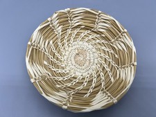 VTG Tohono O'odham Papago Arizona 6.5” Hand Woven Basket by Virginia Thomas picture