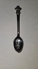 Vintage Bucherer of Switzerland Collector Demitasse Spoon CB 69 M 4 1/4 in picture