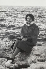 Beautiful girl pretty attractive cute sweet young woman Vintage Photo picture