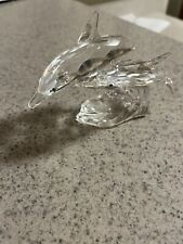 Swarovski Crystal Lead Me Dolphins Swimming Figurine Annual Edition Box 153850 picture
