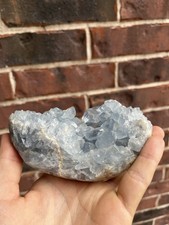 Blue Celestite Chunk, 31.3 Oz picture
