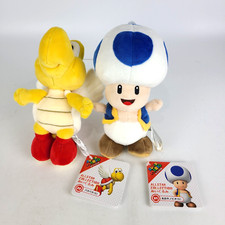 Super Mario All Star Collection (LOT 2) Blue Toad Kopa Tropa Stuffed Plush 7