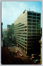 OR, Portland, Sixth Avenue, Equitable Bldg, Aerial View, Cars, Vintage Postcard picture