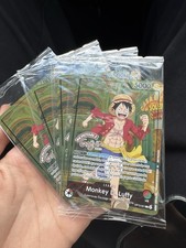 Bandai One Piece Card Game Monkey D. Luffy Leader OP13-001 FR  picture