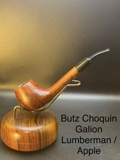 Vintage Butz Choquin Galion Lumberman/AppleTobacco Pipe picture