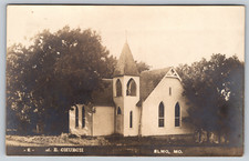 RPPC c1930s M.E. Church Elmo Missouri Photo Postcard picture