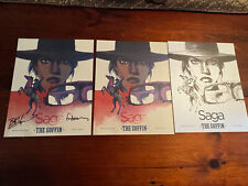 Saga 43 The Coffin-RARE-3 Color Art Print Set 8x10-Signed Vaughan & Staples-NICE picture