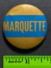 Vintage Marquette College University Pinback Pin picture