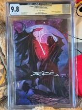FAME Hayden Christensen D. Rider SIGNED EMBOSSED VIRGIN FOIL  LTD 300 CGCJSA 9.8 picture