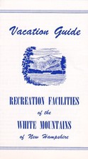c1960 White Mountains Recreation Facilities Guide Brochure picture
