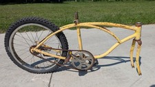 1974 Schwinn Stingray Frame & Forks Original Paint  JK Dated With Marked S2 Rim picture