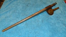 post civil war US 1800s  rifle socket Bayonet with brass hook scabbard picture