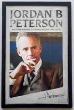 Jordan Peterson Beyond Order 12 More Rules for Life Autographed Signed & Framed picture