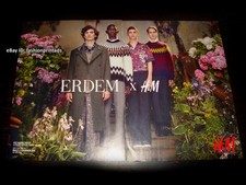 ERDEM x H&M 2-Page PRINT AD Fall 2017 LUCA LEMAIRE Hero Fiennes Tiffin picture