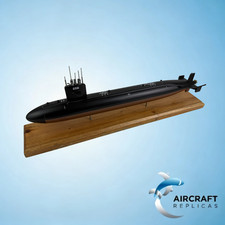 USS Spadefish (SSN-668) Submarine Wood Model, Sturgeon-Class - BIG picture