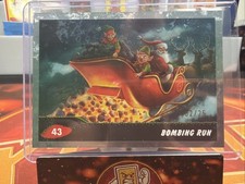2026 Topps Mars Attacks Christmas BOMBING RUN Candy Cane /25  #43 picture