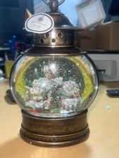 THOMAS KINKADE Sparkling Season Of JOY SNOWGLOBE ANIMATED INSTOCK picture