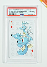 Pokemon PSA 10 Horsea Seadra & Kingdra Red-5 Diamonds 10Th Anniv 2006 Japanese picture