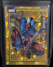 2026 Topps Chrome Sapphire Scarlet Spider Gold Sapphire Parallel (#146) 02/50 picture