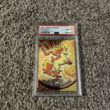 2000 Topps Pokémon Chrome Rapidash Pokémon TV Card #78 PSA Mint 10 Pop 60 picture