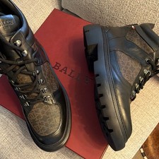 Bally Valensy Alpine Hiking Boot Men’s w/ B Monogram Size 10.5 US picture