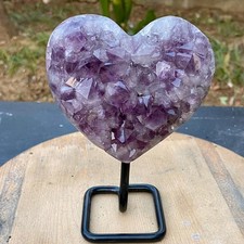 1.54LB Natural Amethyst cluster quartz cluster crystal mineral specimen Healing picture
