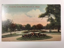 vintage 1914 drexel boulevard chicago divided back postcard picture