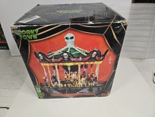 Lemax Spooky Town Scary Go Round Halloween Retired WORKS picture