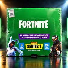 VERY RARE 2019 PANINI FORTNITE SERIES 1 FACTORY SEALED BOX 24 PACKS BLACK KNIGHT picture