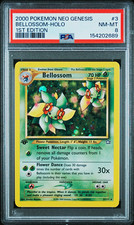 PSA 8 Bellossom Holo 1st Edition Neo Genesis 3/111 Pokemon #154202689 picture