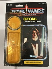 STAR WARS BEN OBI WAN KENOBI POTF CARDBACK W ATTACH BUBBLE KENNER VINTAGE 1984 picture