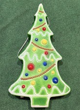 Vintage 1994 Gingerbread Tree Blow Mold Don Featherstone Union Prod Green picture