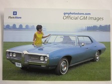 1969 Pontiac LeMans 4-Door Hardtop GM Photo Store Post Card Perfect picture