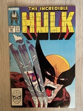 The Incredible Hulk #340 (1988) Marvel Comic 'Wolverine vs Hulk' NM picture