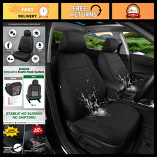 GIANT PANDA Waterproof Neoprene 2 Pack Front Car Seat Covers Custom Fit Chevy Si picture
