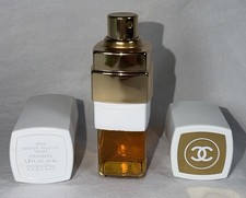 Vintage CHANEL No. 22 Eau de Toilette Spray 1.7 FL.OZ White Enamel Gold Atomizer picture