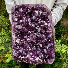 9.57LB Natural Amethyst cluster quartz crystal Raw specimen Healing picture