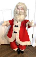 Rare 3 Foot Vintage Mid Century Santa Claus Store Display Prop Decor 38