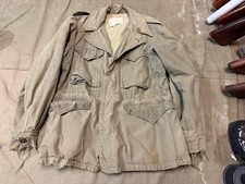 ORIGINAL WWII US ARMY INFANTRY AIRBORNE M1943 M43 COMBAT FIELD JACKET- 40R picture