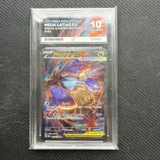 Pokemon TCG Mega Latias EX 181/132 Mega Evolution Gem Mint ACE 10 picture