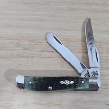 2004 Case XX 6207 XX Mini Trapper Allegheny Mountain Moss Green Bone CCC Life... picture