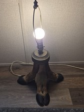 Caribou Feet Table Lamp ( No Shade ) Vintage 1960s  picture