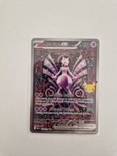 Mewtwo EX 151/128 30th Anniversary Special Illustration Rare (Perfect Condition) picture
