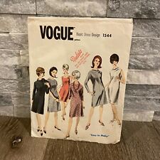 Vintage Vogue Basic Dress Design Sewing Pattern #1544 picture