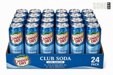 Canada Dry Club Soda , 12 Fl Oz (Pack of 24) picture