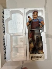 Rare Vintage Cyrus Noble Blacksmith Decanter 1974 Haas Bros Ceramic Whiskey  US picture