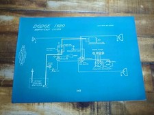 Dodge 1920 Antique  Automotive Wiring Blueprint. + Dorris 1913 H picture